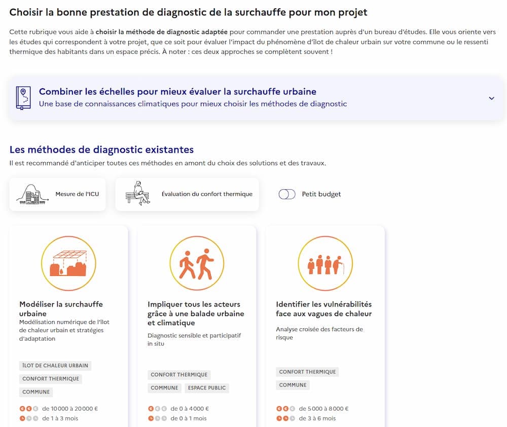 Aperçu du résultat d'une analyse simplifiée